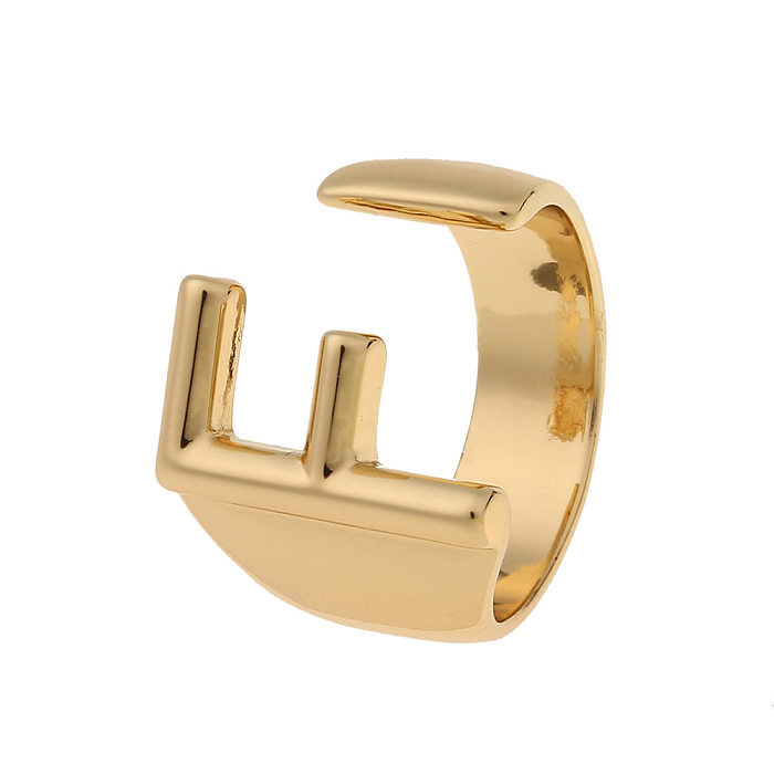 Fashion New Style Copper 26 English Letter Ring
