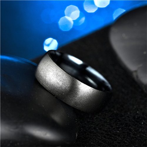 Simple Style Letter Stainless Steel Plating Rings 1 Piece