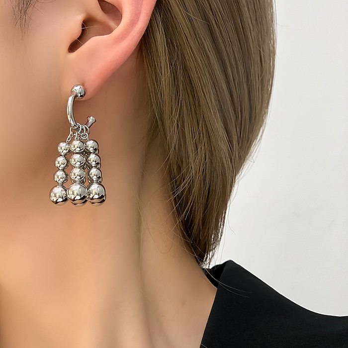 Fashion Tassel Copper Drop Earrings Plating Copper Earrings