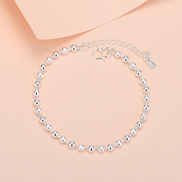 Simple Style Geometric Heart Shape Copper Plating Bracelets 1 Piece