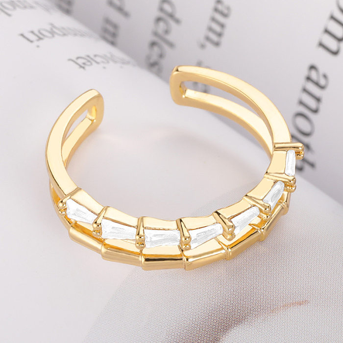 European And American Style New Men's And Women's Combined Ring Set Fruit Portrait Geometric Star Moon Adjustable Closed Mouth Combined Ring Set
