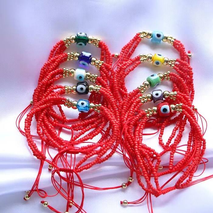 Fashion Eye Glass Copper Handmade Bracelets 1 Piece