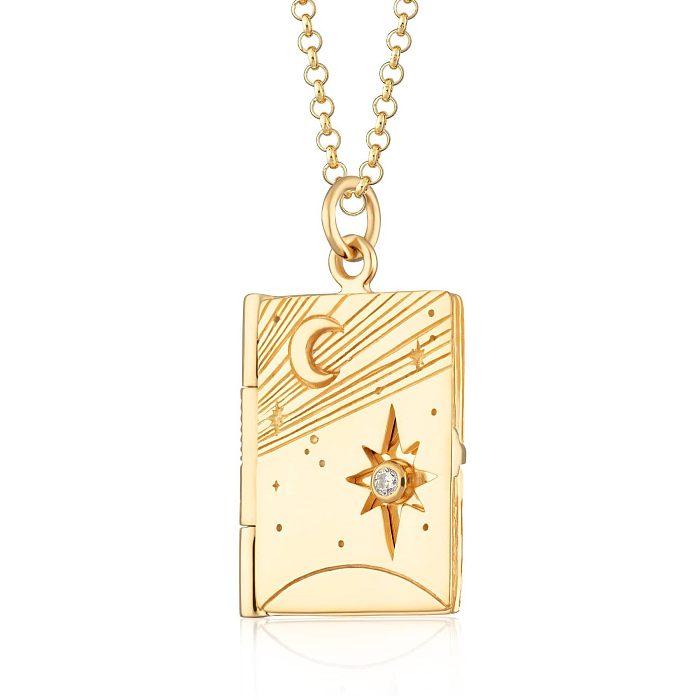 Fashion Shell Titanium Steel Copper Plating Pendant Necklace