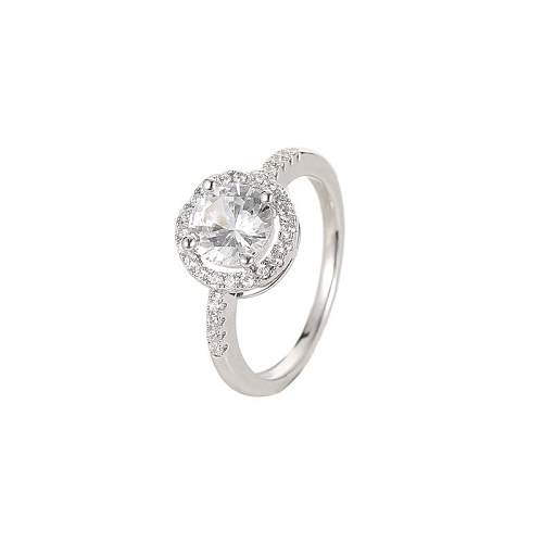 Micro Inlaid Zircon Romantic Couples Handmade Crystal Zircon Ring Fashion Ring Wholesale