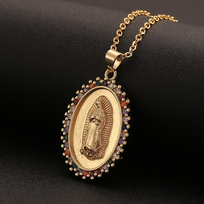 Christian Catholic Virgin Mary Pendant Necklace Wholesale jewelry