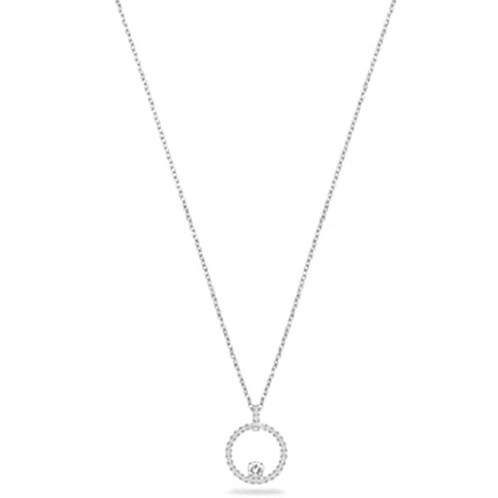 Einfache Art-Wassertropfen-Kupfer-Inlay-Zirkon-Ohrring-Halskette