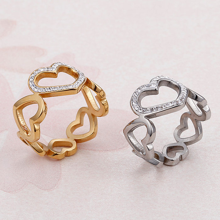 Wish Jewelry European And American Style Ring Women's Diamond Accessories Cross-Border Supply Ornament Wholesale