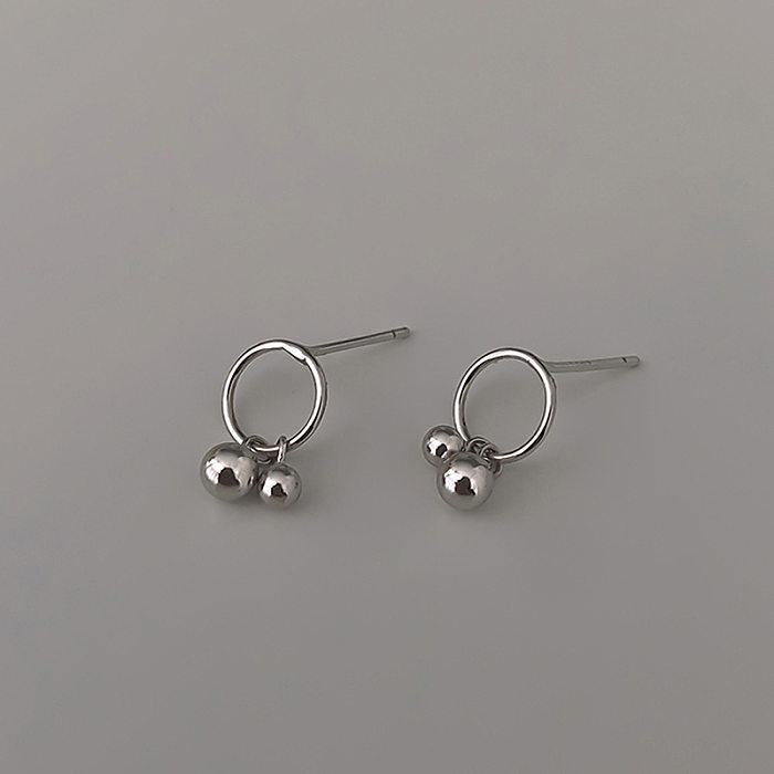 1 Pair Simple Style Geometric Copper Plating Earrings