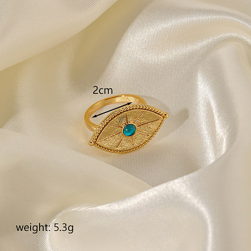 Casual Devil'S Eye Copper Rings