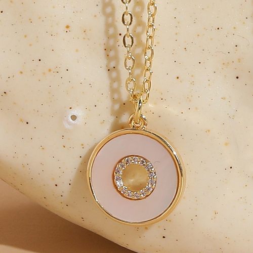 Luxurious Queen Classic Style Geometric Copper Irregular Plating Inlay Zircon 14K Gold Plated Necklace
