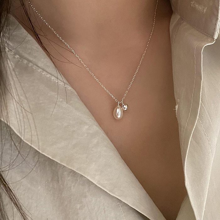 IG Style Modern Style Geometric Copper Plating Layered Necklaces