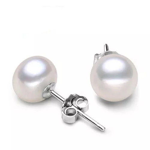 Pendientes de perlas versión coreana cuproníquel temperamento perla oreja joyería al por mayor