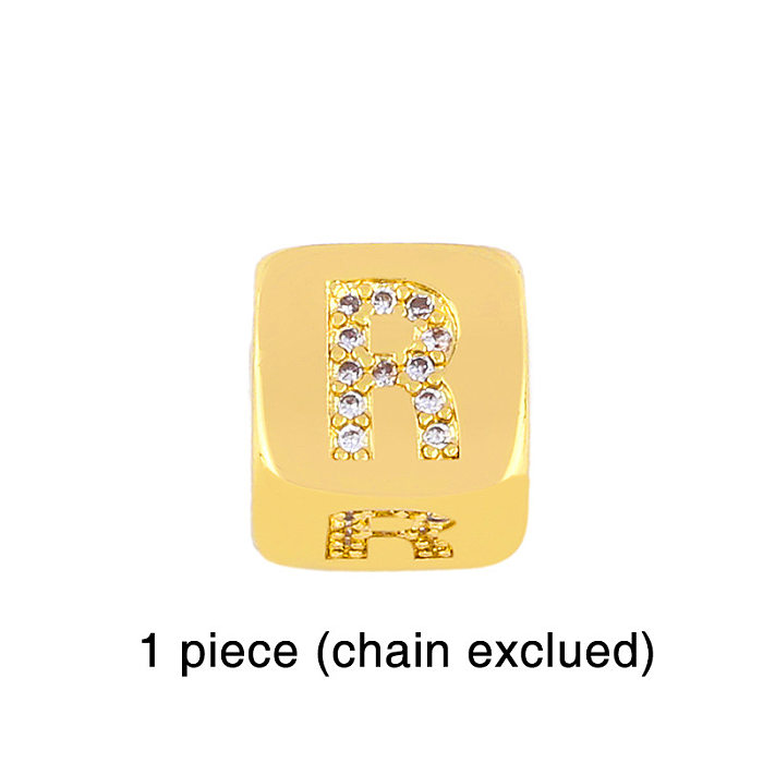Fashion Diamond-studded Dice 26 Letter Bracelet Wholesale