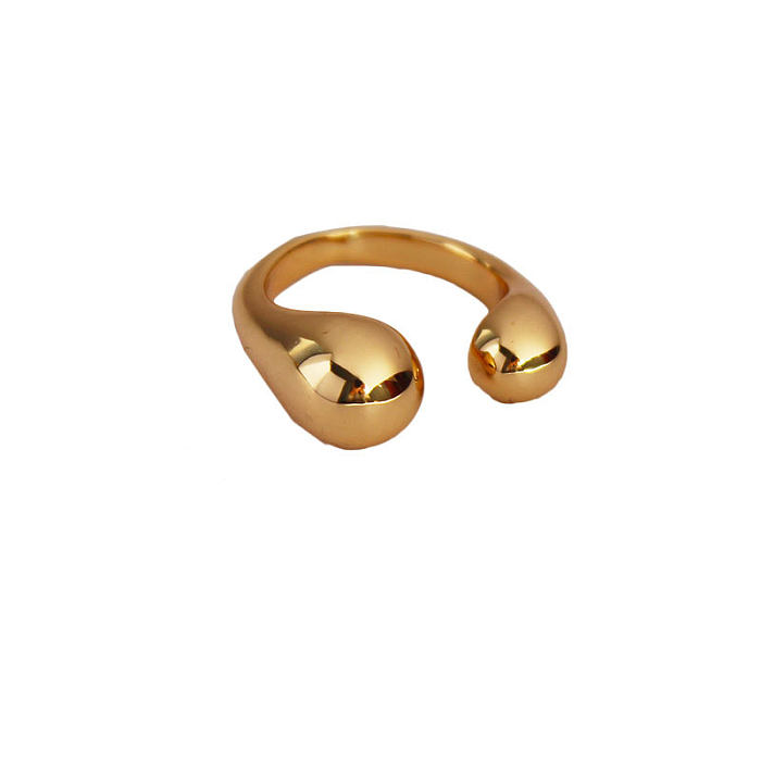Fashion Geometric Copper Plating Open Ring 1 Piece