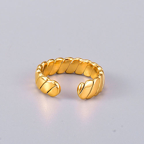 Wholesale Jewelry Titanium Steel Open Twist Ring jewelry
