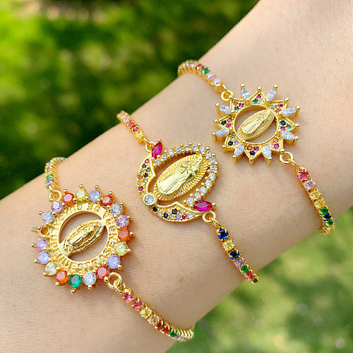 Yiwu Bracelet bijoux multicolore bijoux diamant Mary Bracelet en gros