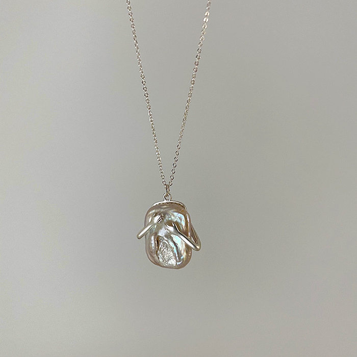 Simple Style Geometric Copper Pendant Necklace