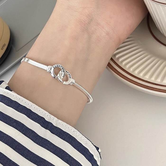 Lady Double Ring Copper Plating Bracelets
