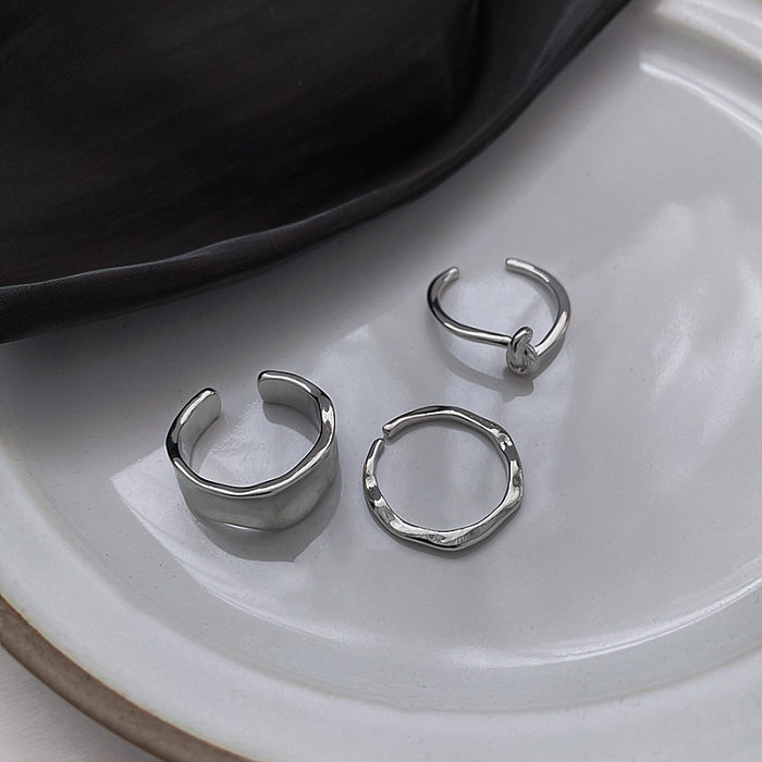 Trombone tendance incrustation de cuivre Zircon anneau ouvert 1 pièce