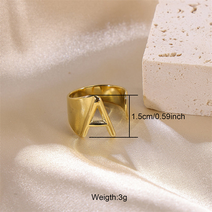 الهيب هوب الشرير نمط رائع إلكتروني الفولاذ المقاوم للصدأ تصفيح حلقات واسعة النطاق مطلية بالذهب عيار 18 قيراط
