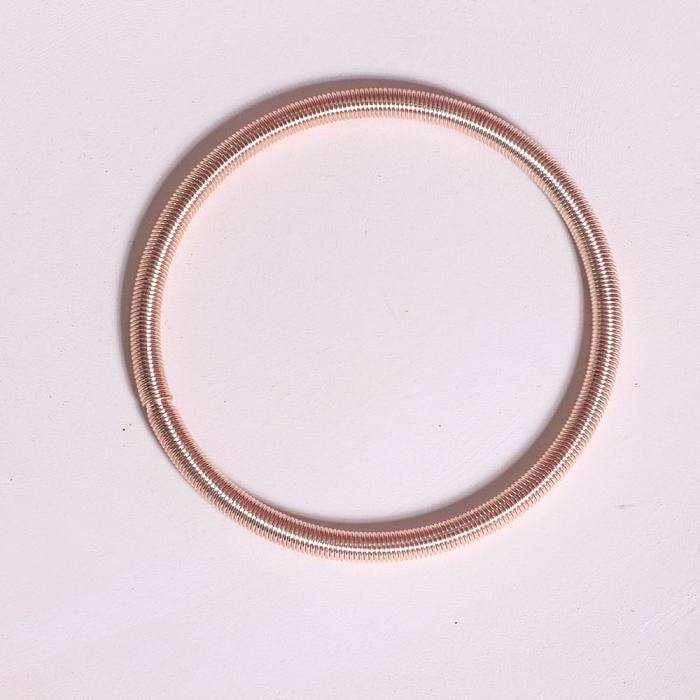 Pulseras de revestimiento de cobre de color sólido de estilo simple