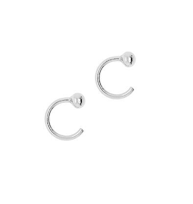 Clous d'oreilles en cuivre plaqué en forme de U de style simple