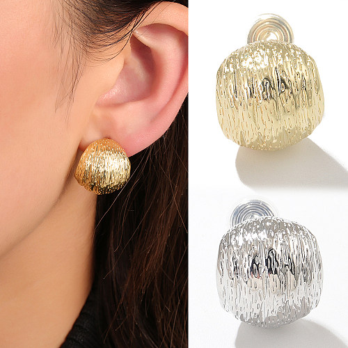 1 Piece Retro French Style Korean Style Geometric Copper Plating Copper Ear Clips