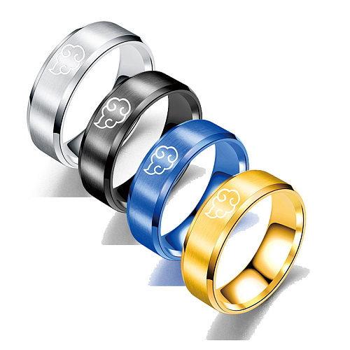 Simple Style Geometric Stainless Steel Rings Stainless Steel Rings