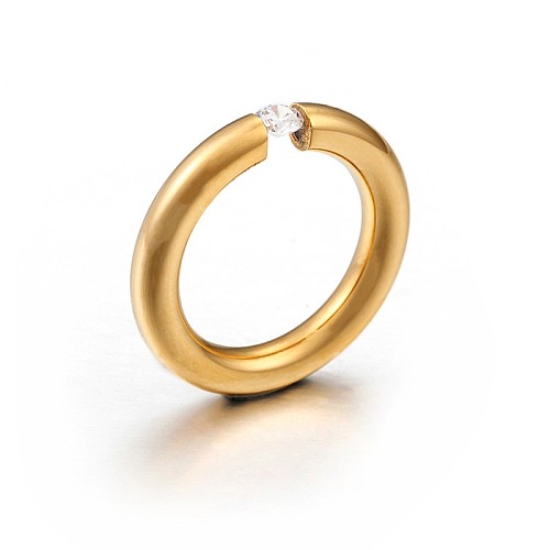 Jóias japonesas e coreanas jóias simples titânio aço casal pequeno anel personalidade moda zircônio diamante anel fábrica processamento personalizado