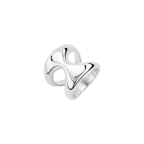 Retro Round Copper Plating Silver Plated Rings