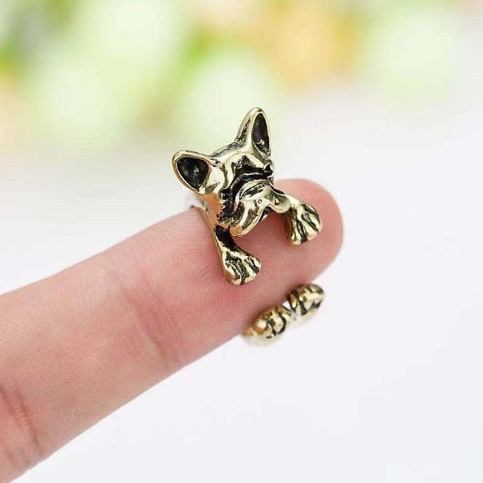 1 Piece Simple Style Animal Copper Plating Open Ring