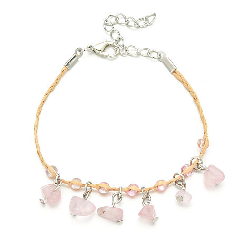 Commute Color Block Copper Patchwork Bracelets