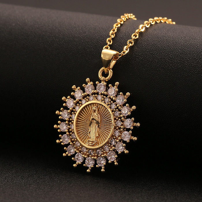 Christlich-katholische Jungfrau Maria Anhänger Halskette Großhandel Schmuck