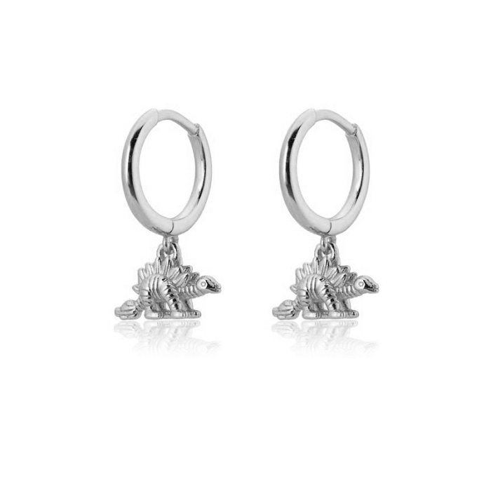 Boucles d'oreilles pendantes en Zircon, 1 paire, Style Simple, placage de cuivre, incrustation de Zircon