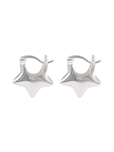 1 Pair IG Style Star Plating Copper Earrings