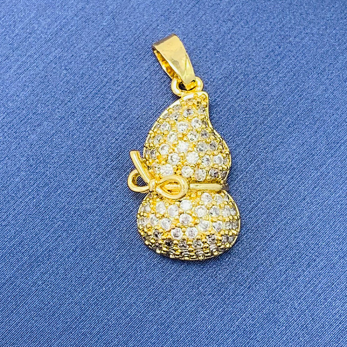 Simple Style Swan Heart Shape Butterfly Copper Irregular Rhinestones Opal Pendant Necklace