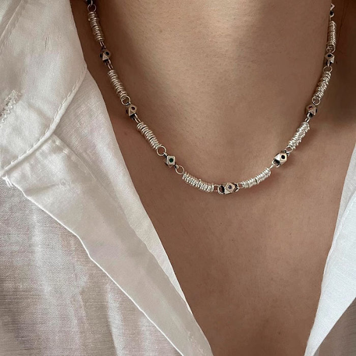 Modern Style Geometric Copper Plating Necklace