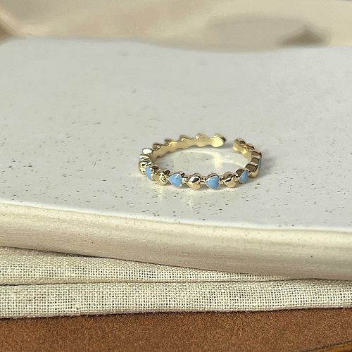 Modern Style C Shape Copper Plating Open Rings