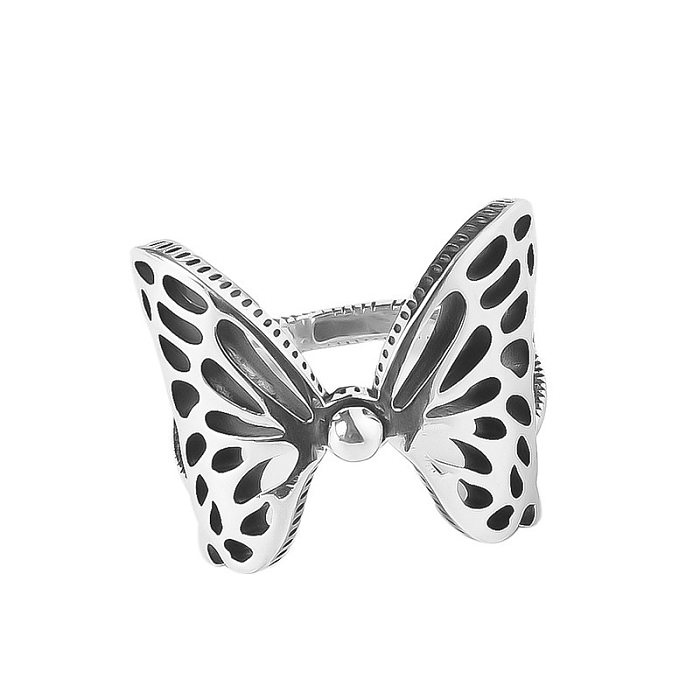 Sweet Butterfly Copper Open Rings