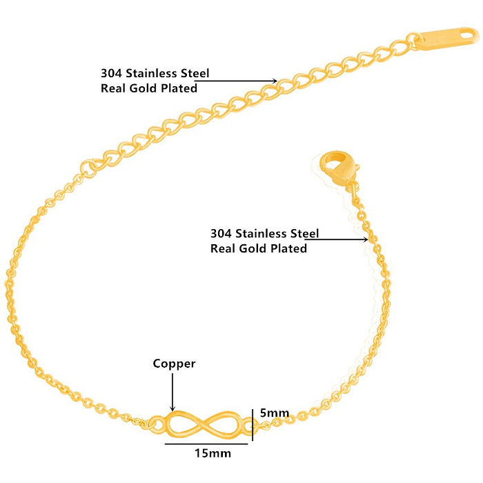 Fashion Stainless Steel Letter Fine Bracelet Accessories