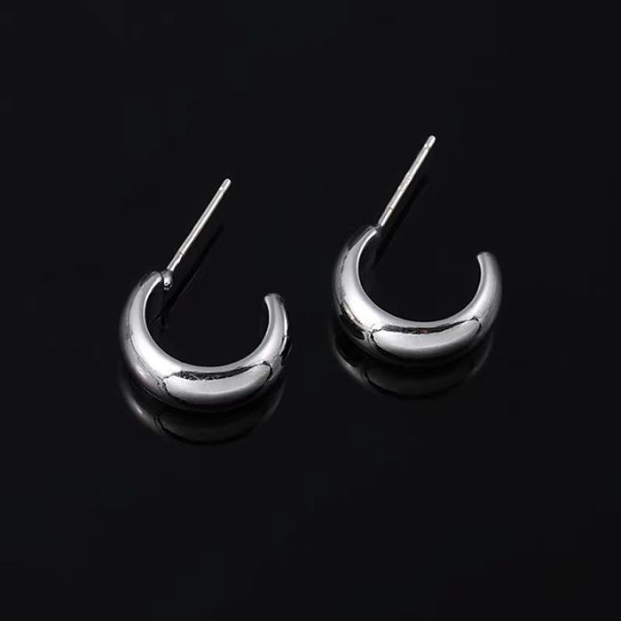 1 Pair Simple Style Geometric Plating Copper Ear Studs