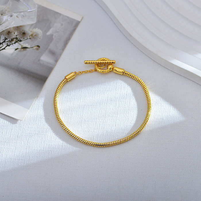 Elegant Lady Geometric Copper Plating Bracelets