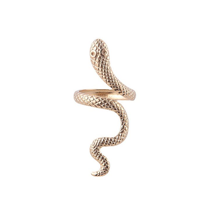 Übertriebene Schlangenringe aus Edelstahl, 1 Stück