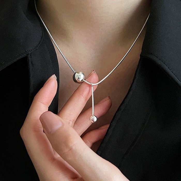 IG Style Modern Style Geometric Copper Plating Layered Necklaces