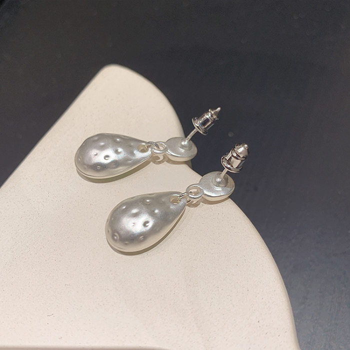 1 Pair Vintage Style Water Droplets Plating Copper Drop Earrings