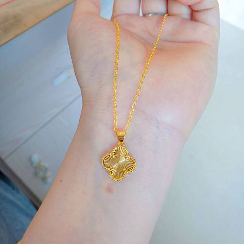 Elegant Geometric Solid Color Brass Plating Gold Plated Bracelets