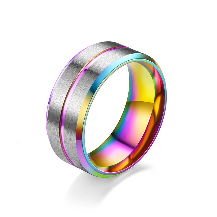 Fashion Geometric Stainless Steel Rings Metal Stainless Steel Rings 1 Piece