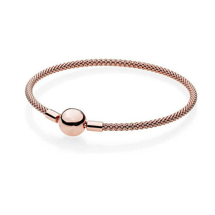 Simple Style Solid Color Copper Plating Bangle