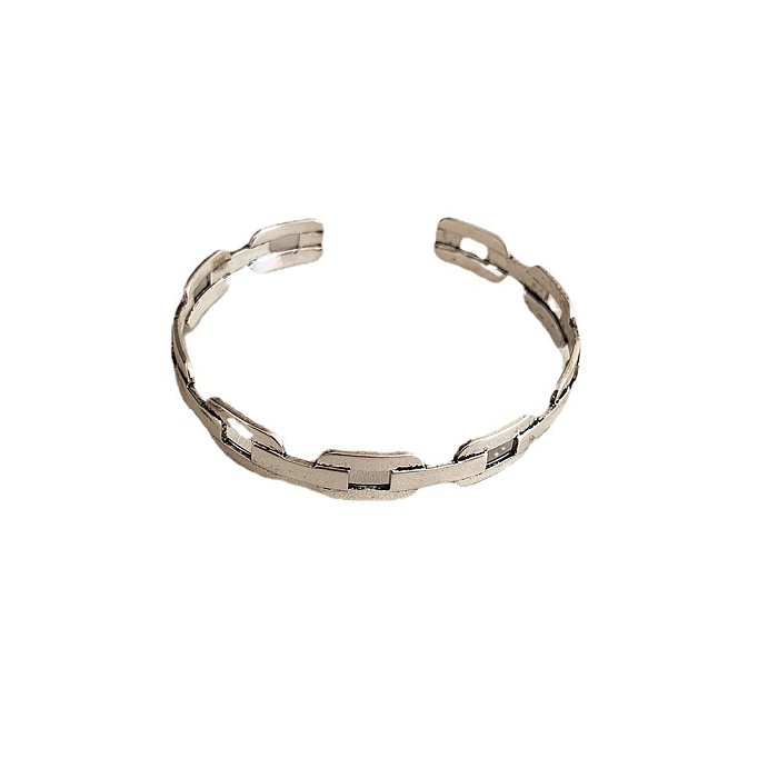 Bracelet en cuivre à nœud papillon de couleur unie de style simple