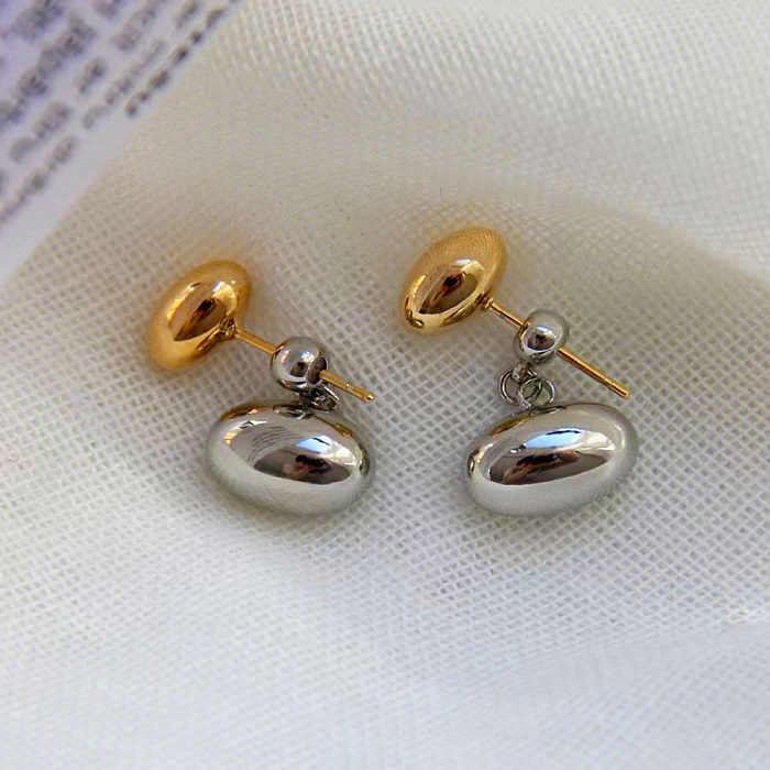 1 Pair Classic Style Geometric Plating Copper Ear Studs